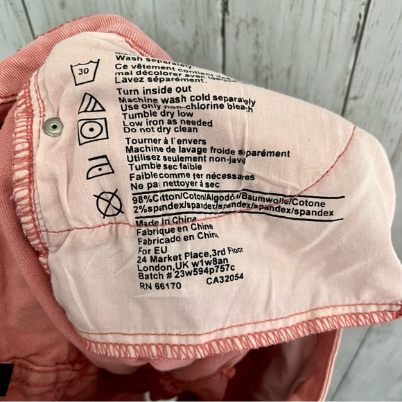 BDG Shortie Pink Shorts M5 - Picture 4 of 4